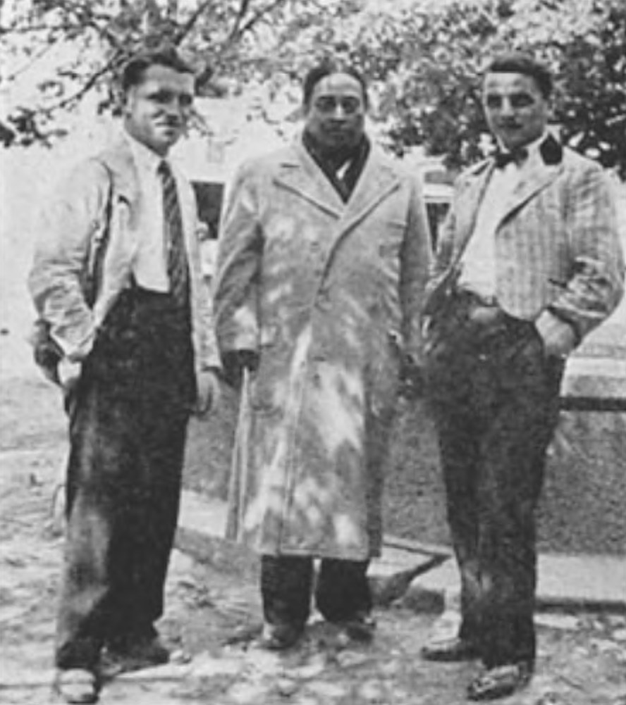 TWO BROTHERS OF THERESE NEUMANN
I stand with them in Konnersreuth, Bavaria.