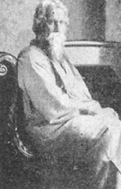 Rabindranath Tagore, inspired poet of Bengal, and Nobel Prizeman in literature