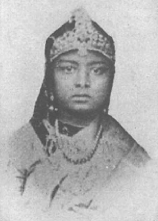 My sister Uma, as a young girl