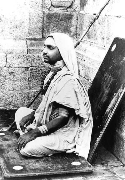 The young ascetic Paramacharya