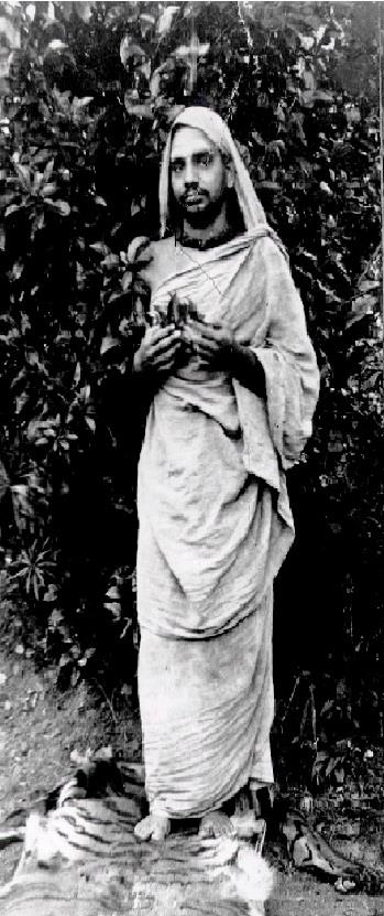 … the ‘young’ Swami in the process of ‘learning’ …