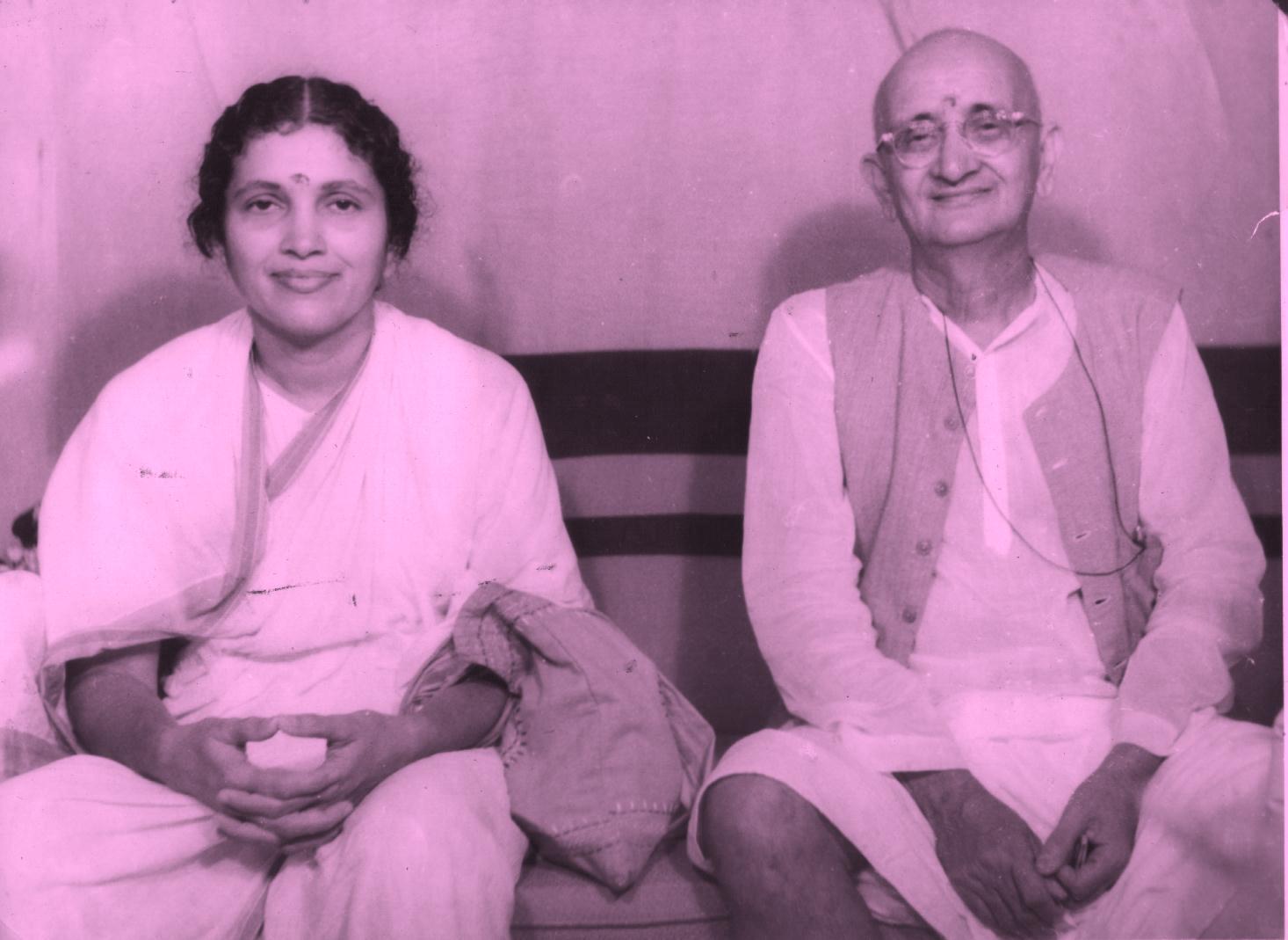 Mataji Krishna Bai and Swami Ramdas