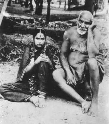 Upasani Baba blessing Mother Godavari Mata