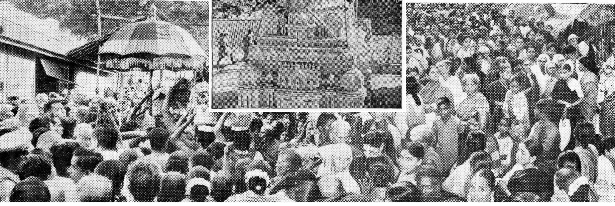 “…..solemn ceremony of Kumbhabhishekam over Sri Bhagavan’s Samadhi Shrine (June 18,1967)…..”