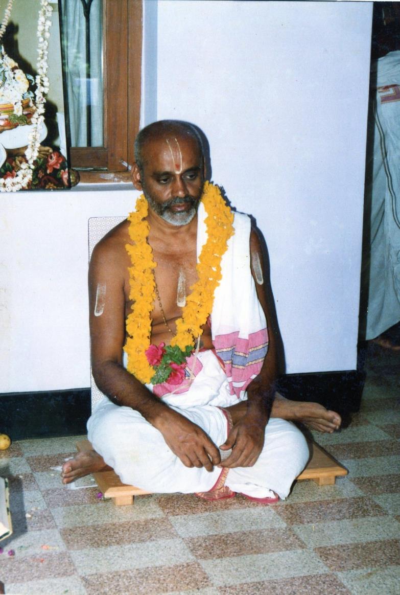 “….. who carries in his Heart the whole ‘Srimad Bhagavatham’…..”