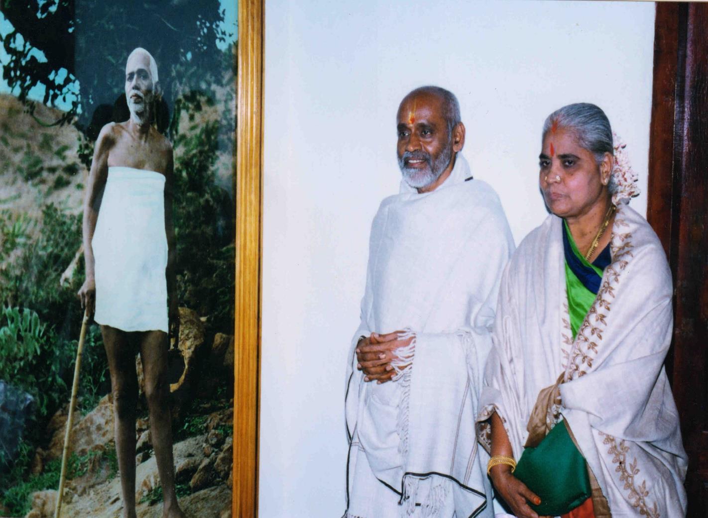 Sri Sri Anna and Manni at ‘Ananda Ramana’ (my residence)