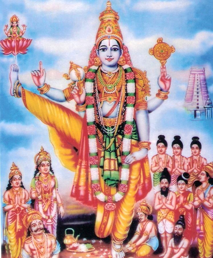 Ulagalandha Perumal (Lord’s Right Foot reaching the Heaven)