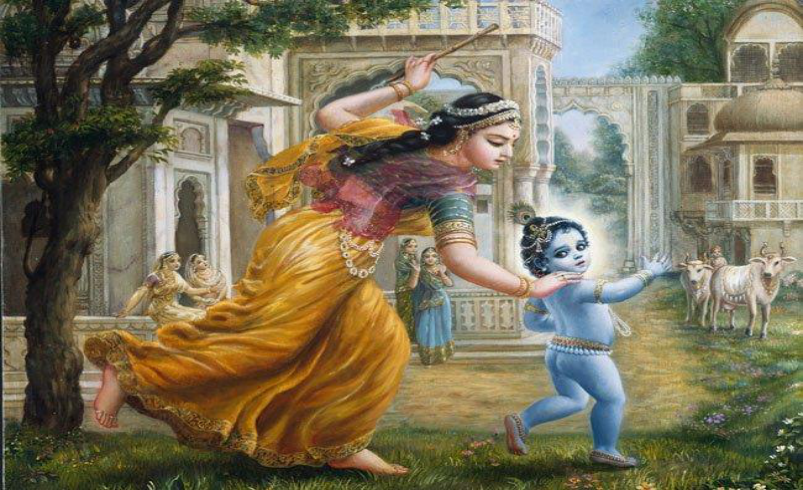 “…..stealing some butter,running away from mother…..”