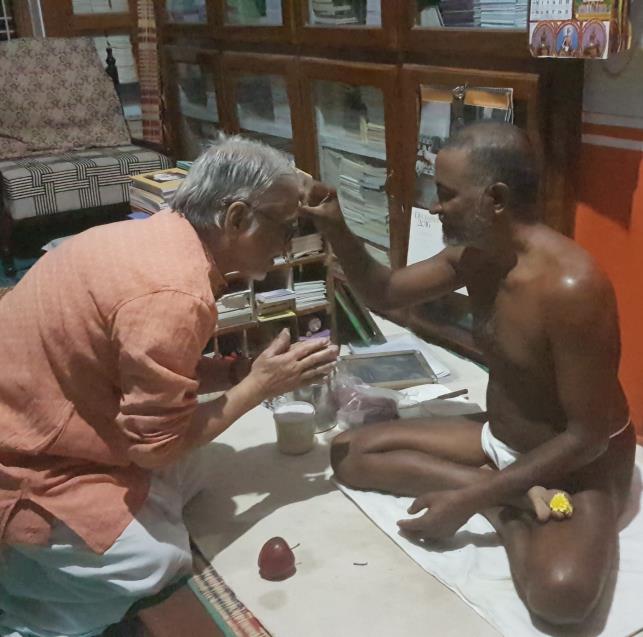 ‘Mouna’ Swami Blessing Ganesan