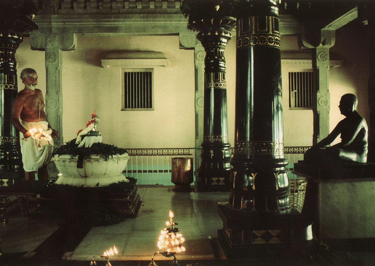 Bhagavan Sri Ramana Maharshi’s Samadhi Shrine (Sacred Shrine of Silent Grace)