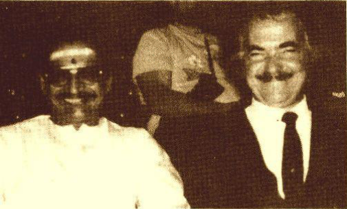 Childhood friends - Ganesan and Adam Osborne - a moment of joy!