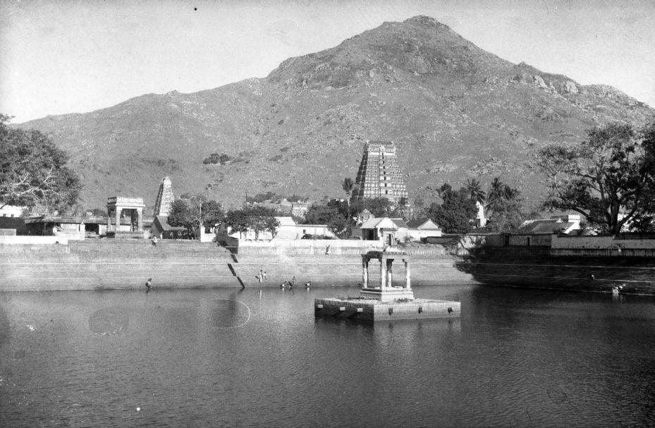 Ayankulam Tank where Bhagavan threw away his belongings on reaching Arunachala