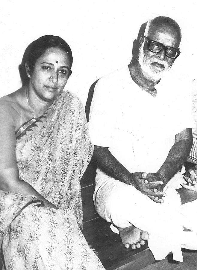 Kunju Swami with Anuradha