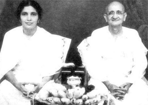 Mother Krishnabai and Swami Ramdas