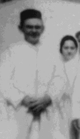 Photos (l to r) : (1) Mrs. Framji (2) Major Chadwick with Soona (3) Framji with Soona