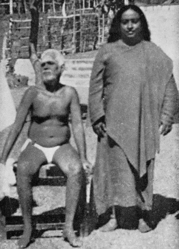 Paramahamsa Yogananda with Sri Bhagavan