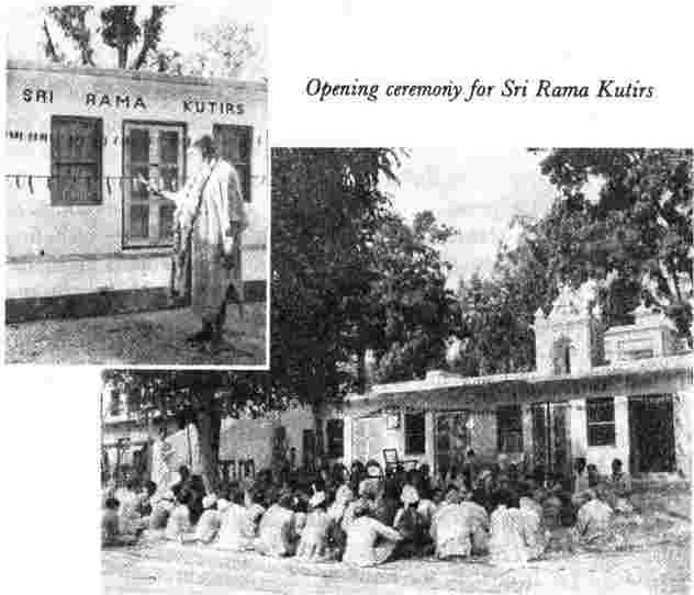 Opening ceremony for Sri Rama Kutirs