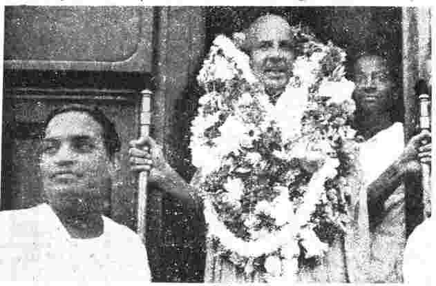 Arriving at Calcutta station