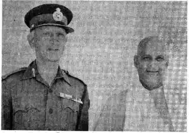 With General K.J. Cariappa