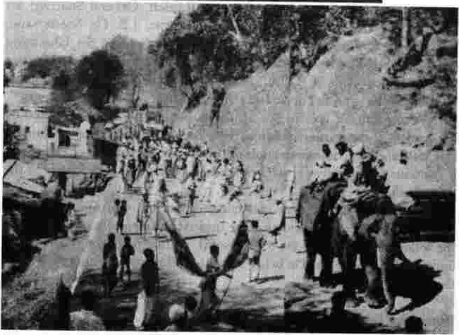 The Guru Granth Sahib is taken in procession