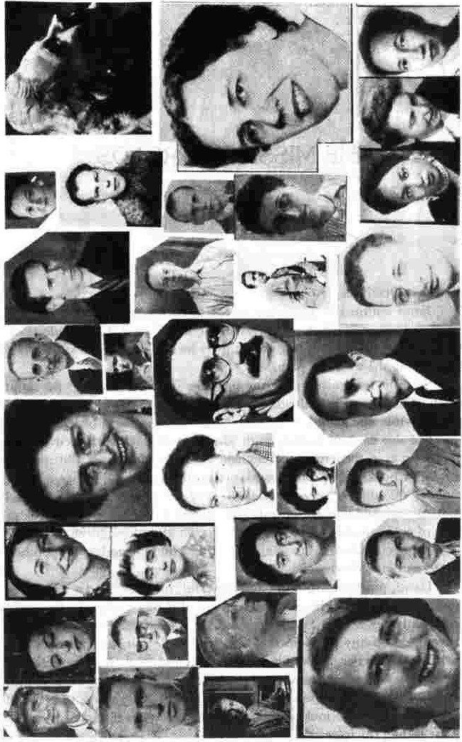 Western disciples. (Taken from Sivananda in Pictures, published 1953.)