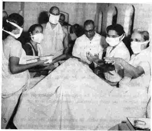 An operation in progress