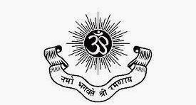 emblem: Om with scroll "Namo Bhagavate Sri Ramanaya" (Sanskrit)
