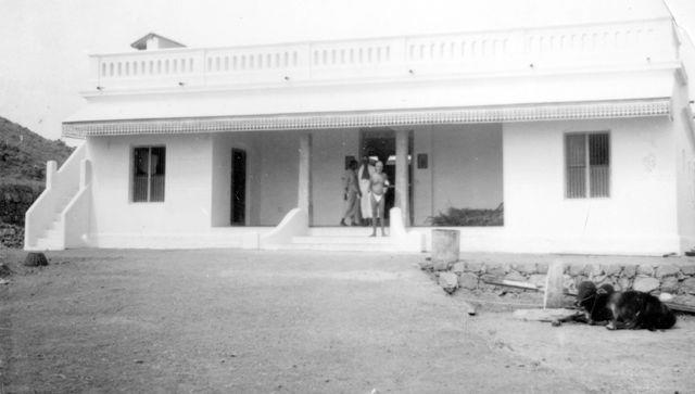 photo of the completed Goshala (cow shed) building
