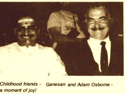photo of Ganesan with Adam Osborne